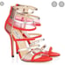 Jimmy Choo Maitai Orange Suede Sandals