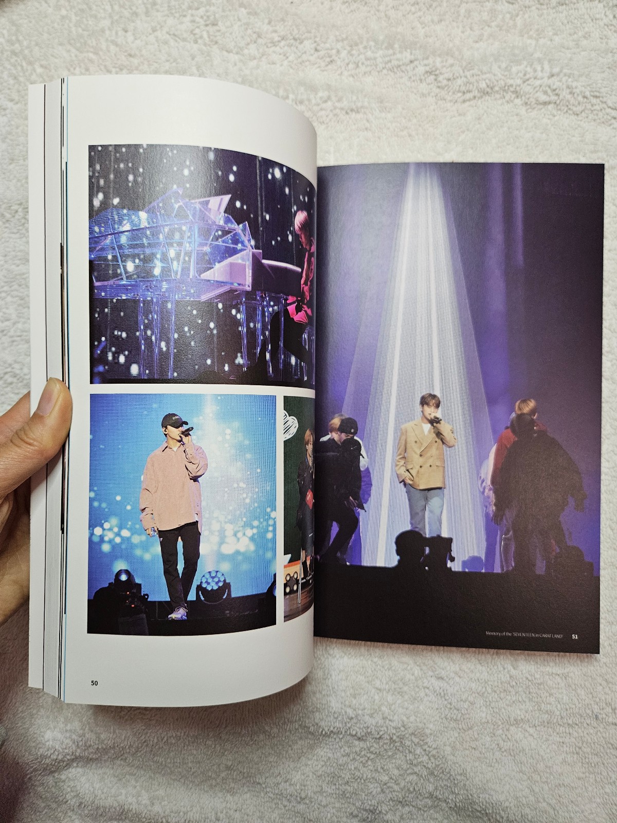 SEVENTEEN Carat Land Official Goods - Memory Book 2017 2018