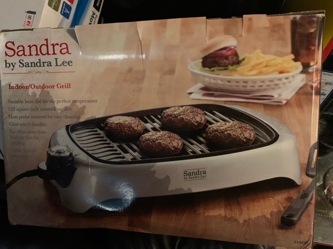 Sandra lee indoor/outdoor grill