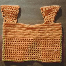 Crochet halter top