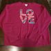 Women's Sundance One Love Sweater Wool Blend Size Large Petite Magenta