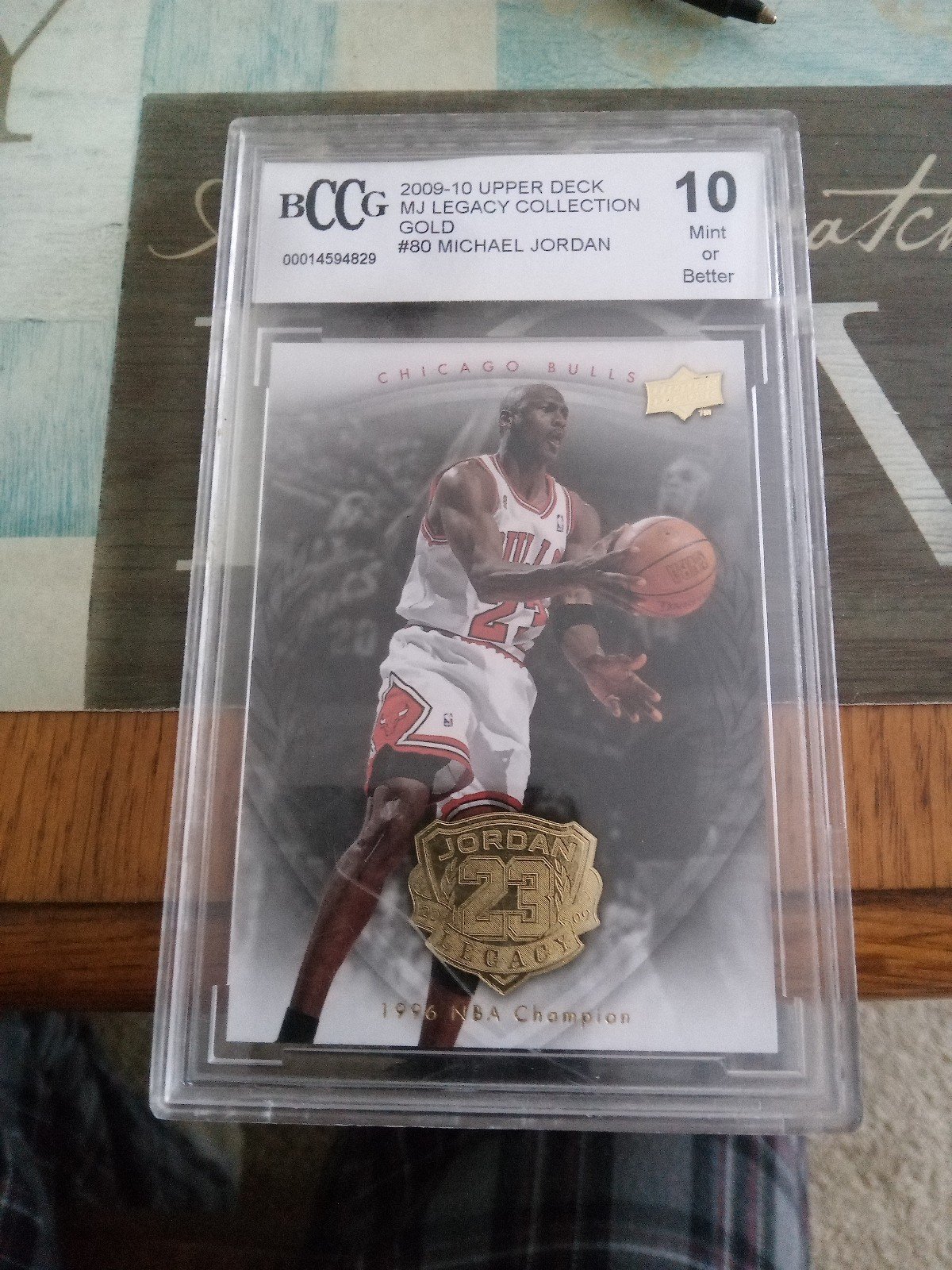 Michael Jordan 2009 upper Deck gold edition mint 10 graded