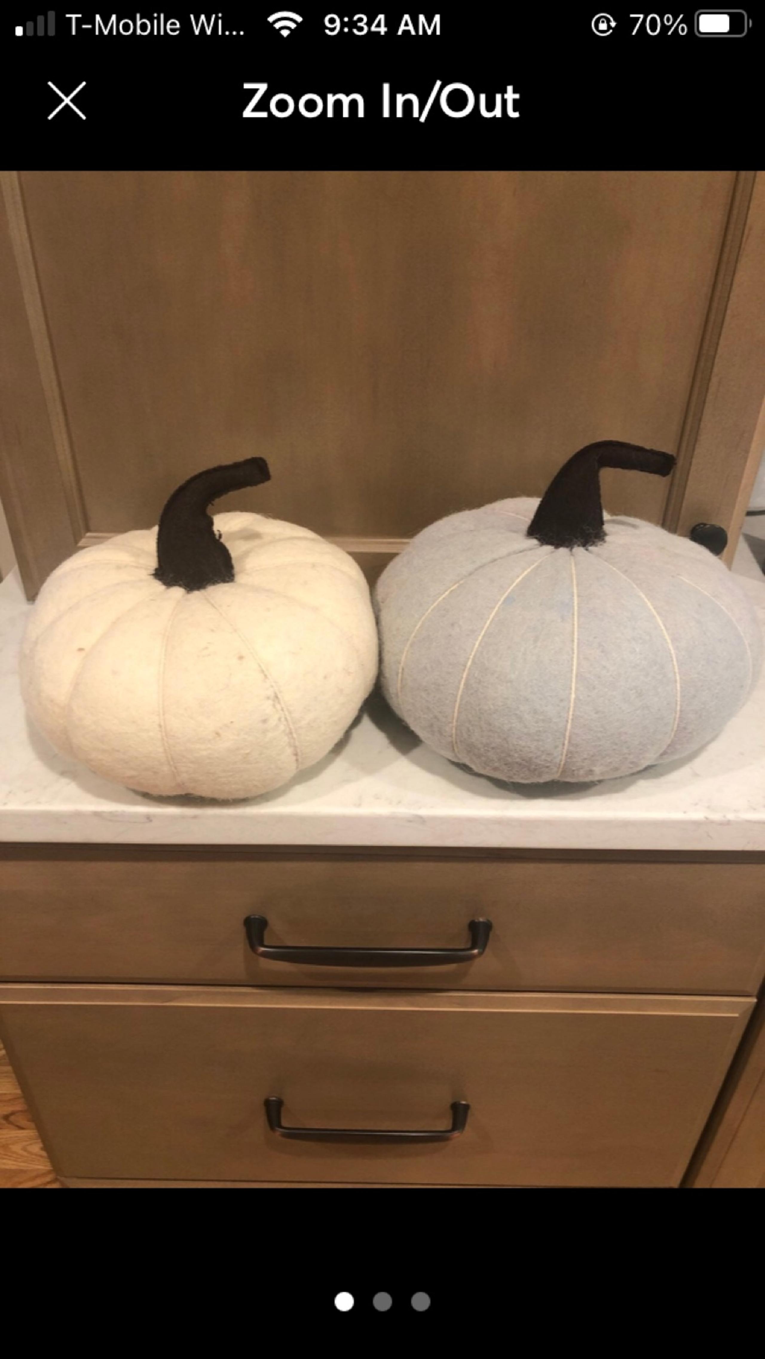 felted Pumpkins