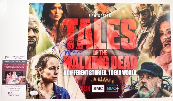 Tales Of The Walking Dead Dual Signed 11x17 Poster Autographed JSA COA