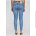 MOUSSY blossom skinny jeans in light blue Size 23 In excellent condition. Supe