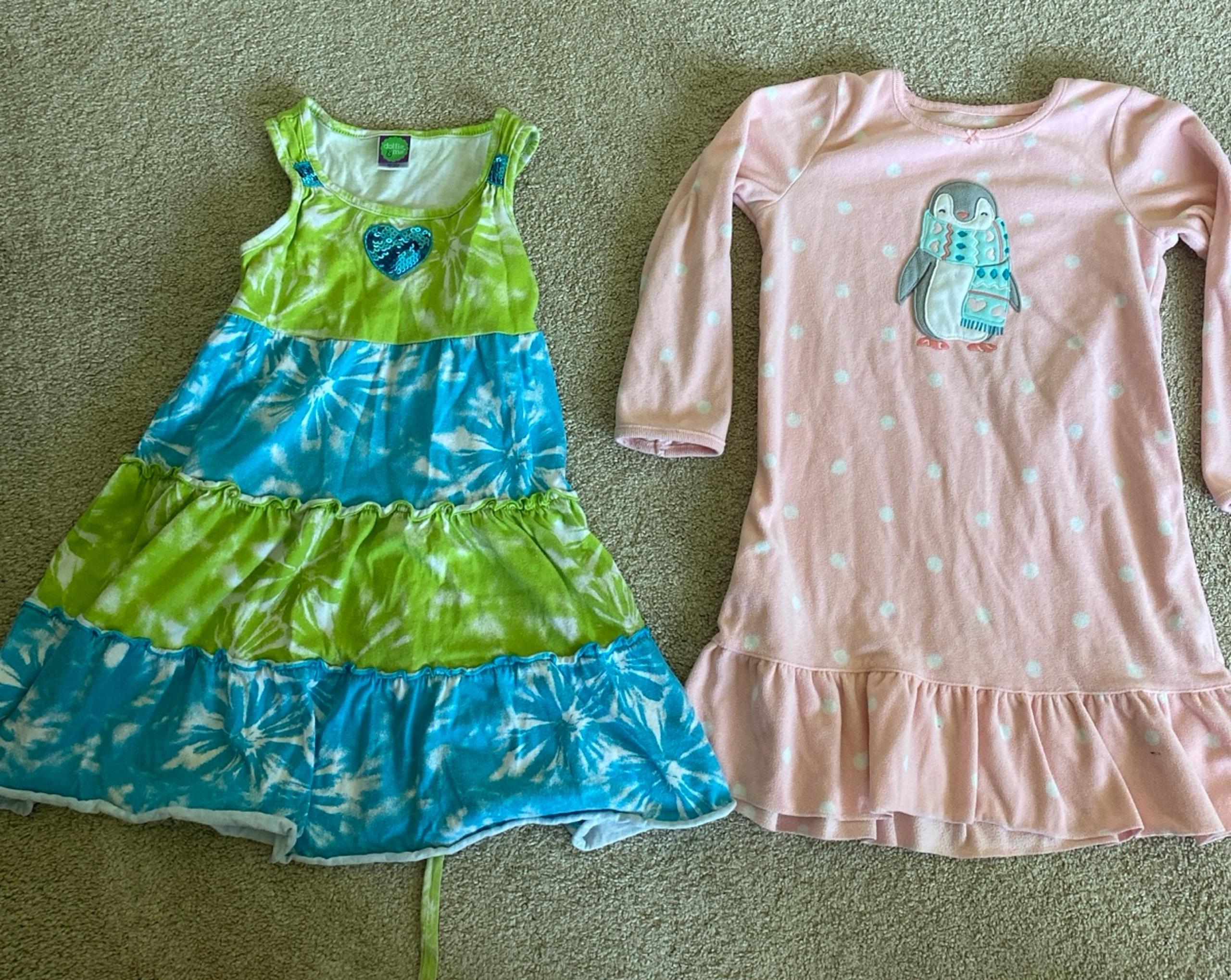 Girls - Size 4/5 Nightgown & Size 6 Dress