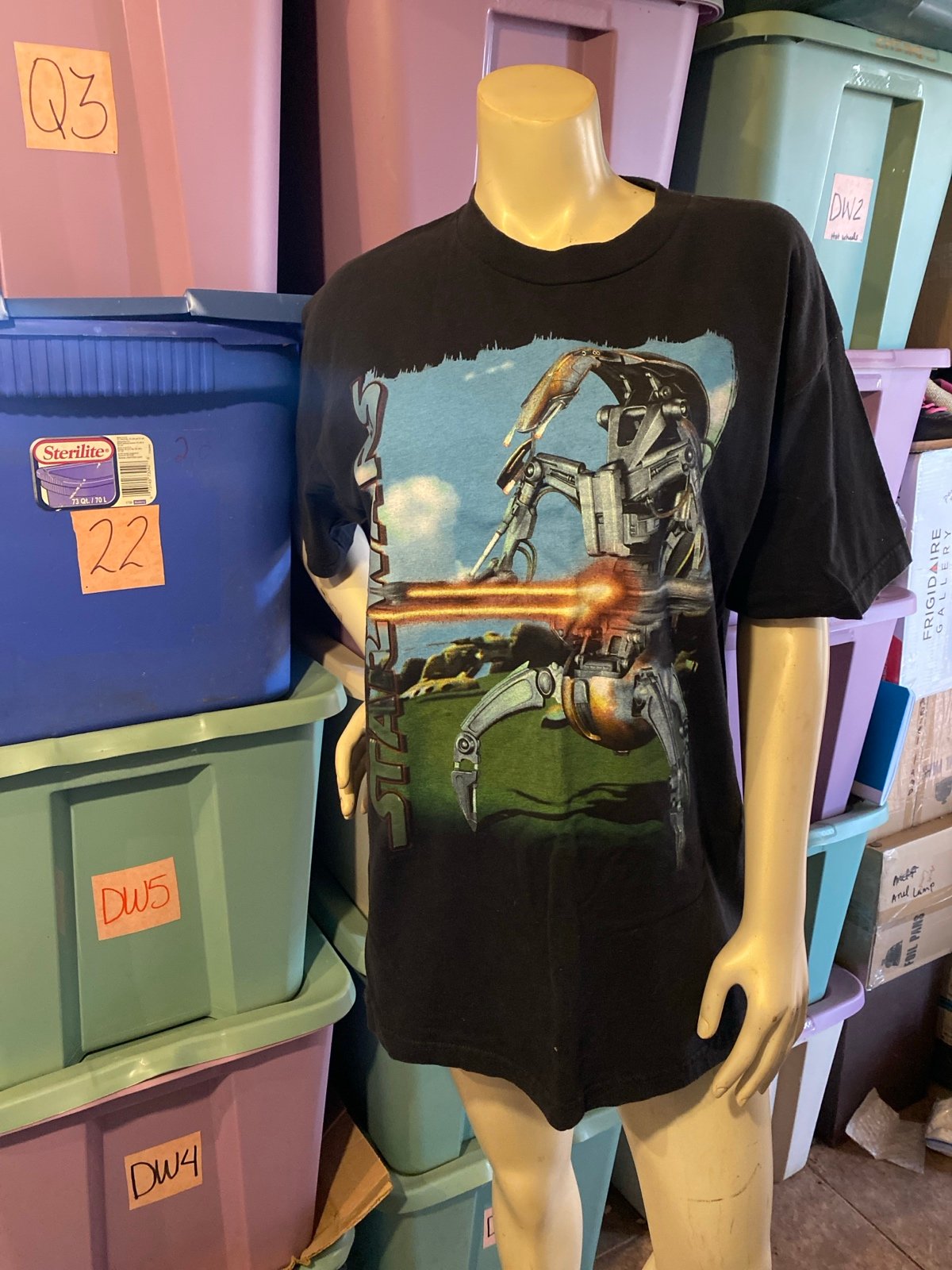 90’s Vintage Star Wars Phantom Menace T-shirt Size Large