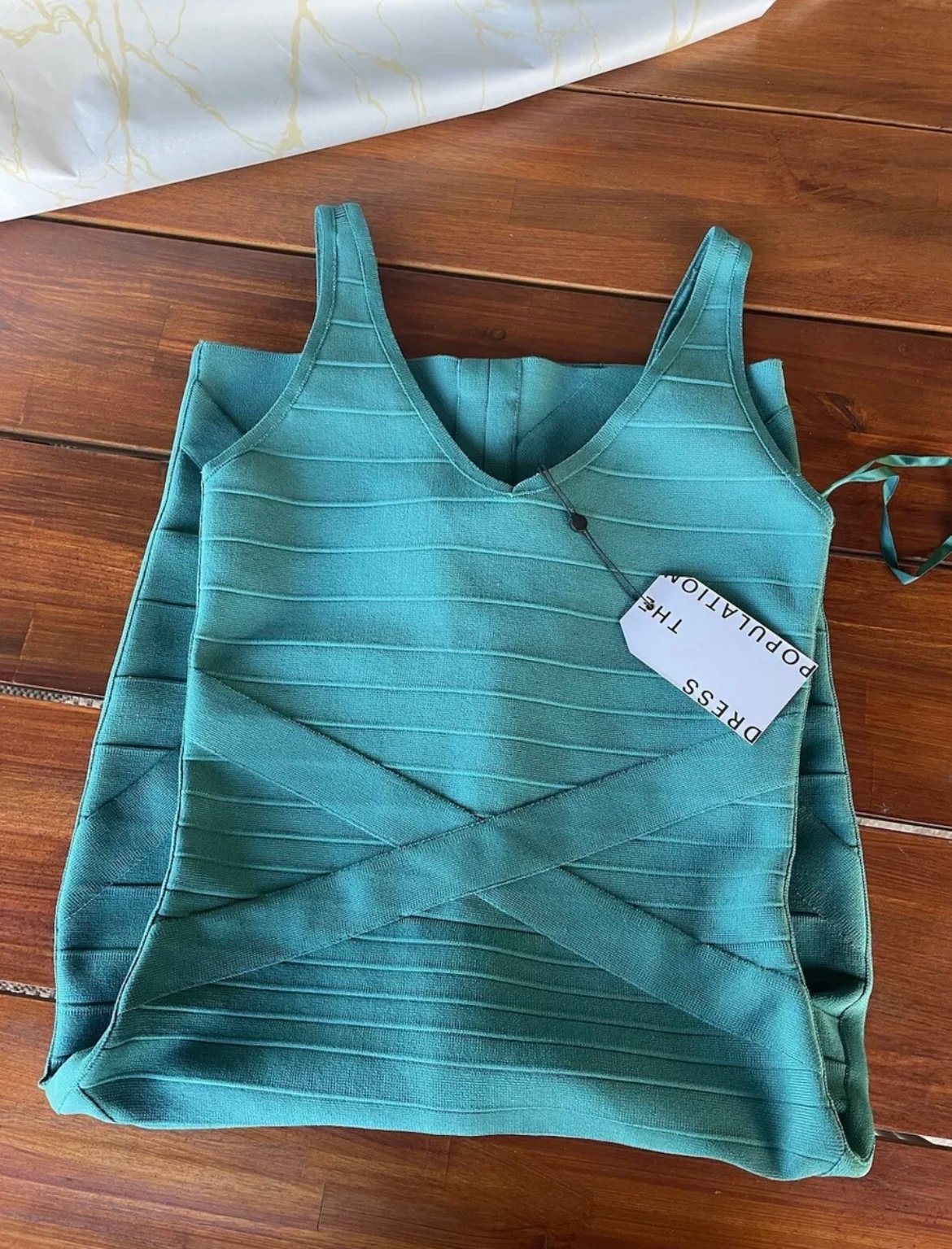 Blue Bandage dress by dress the population