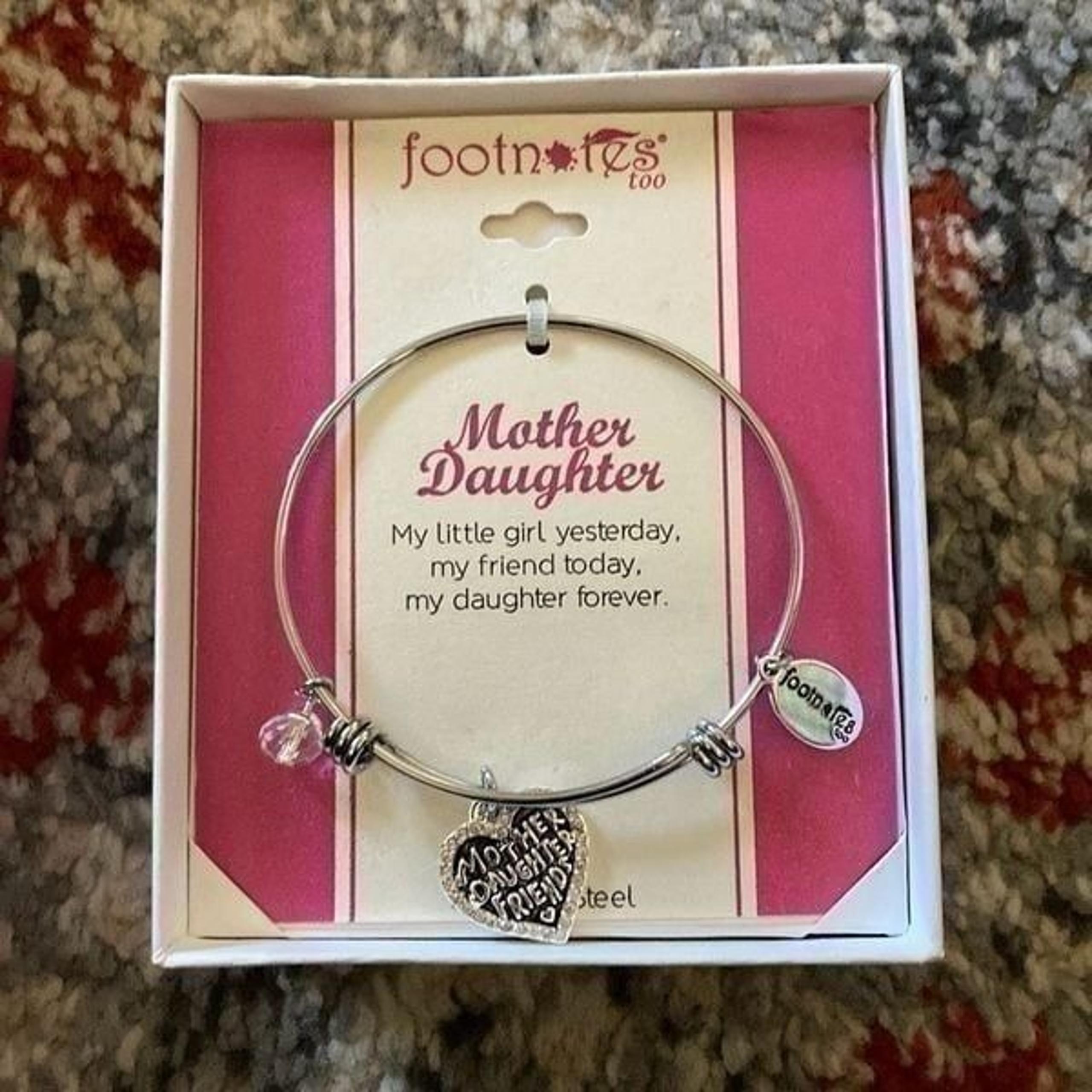 Footnotes Too Gift Bracelet Mother Daughter Gift