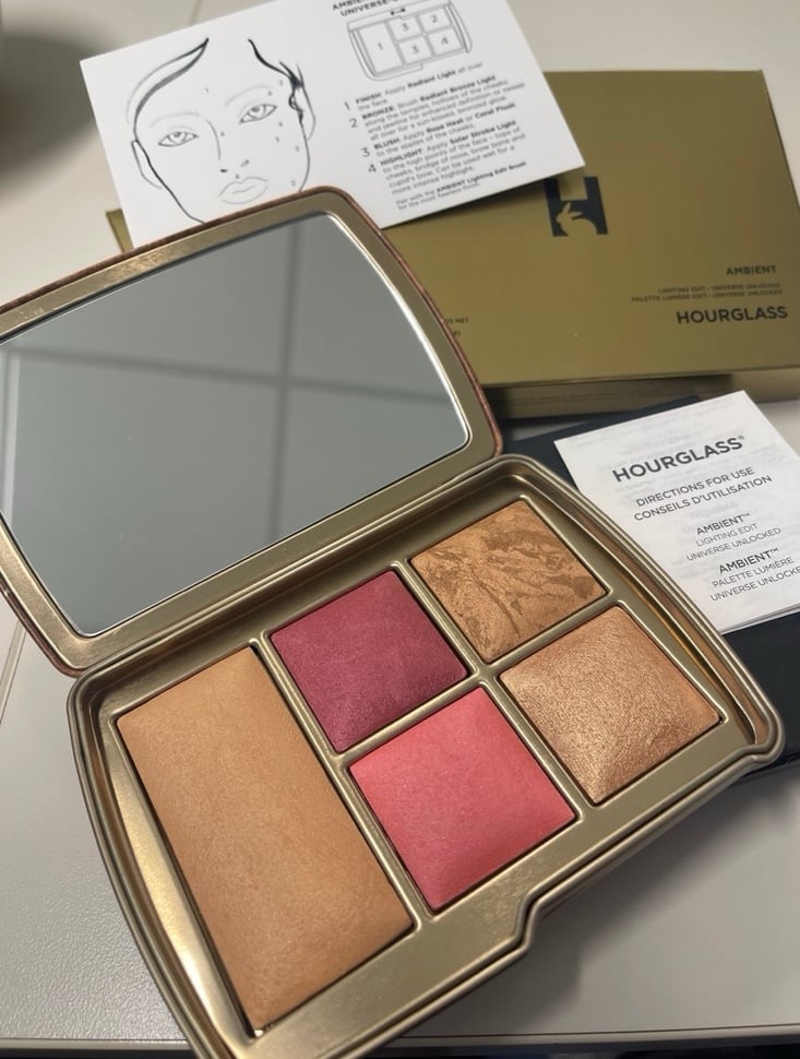 Hourglass ambient lighting edit universe unlocked face palette