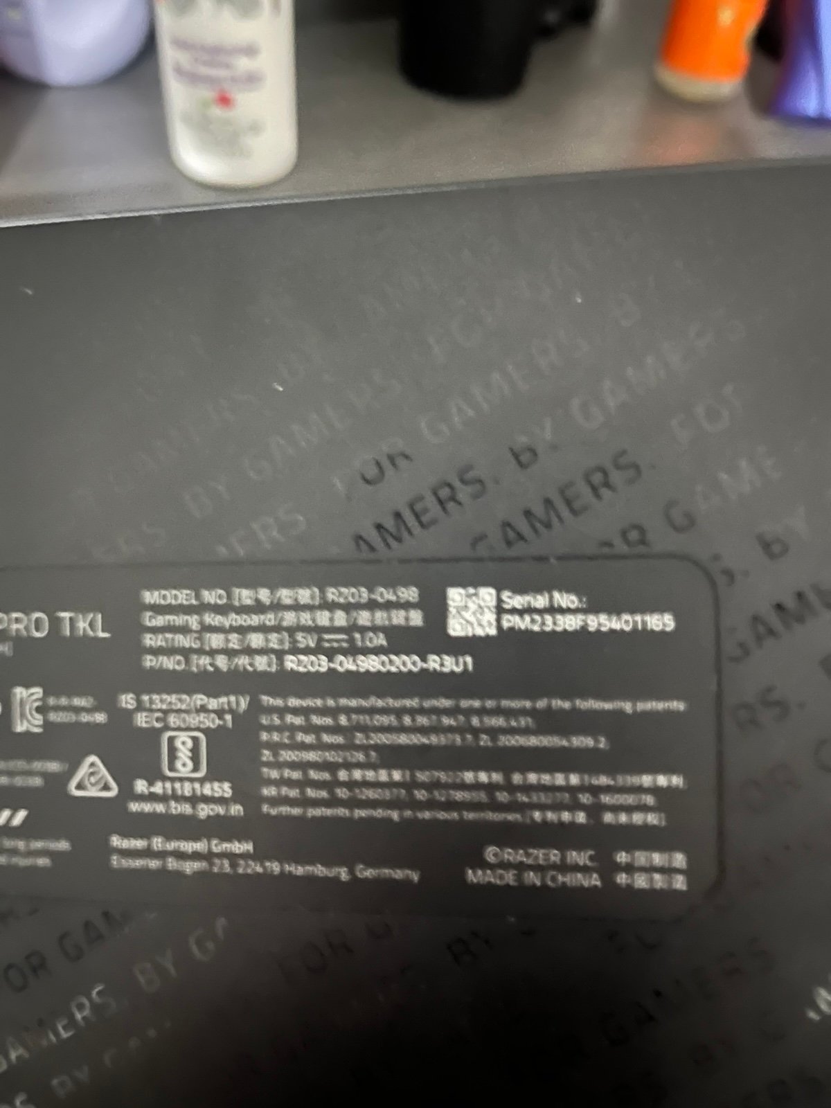 Razer Huntsmen Pro TKL wired gaming keyboard