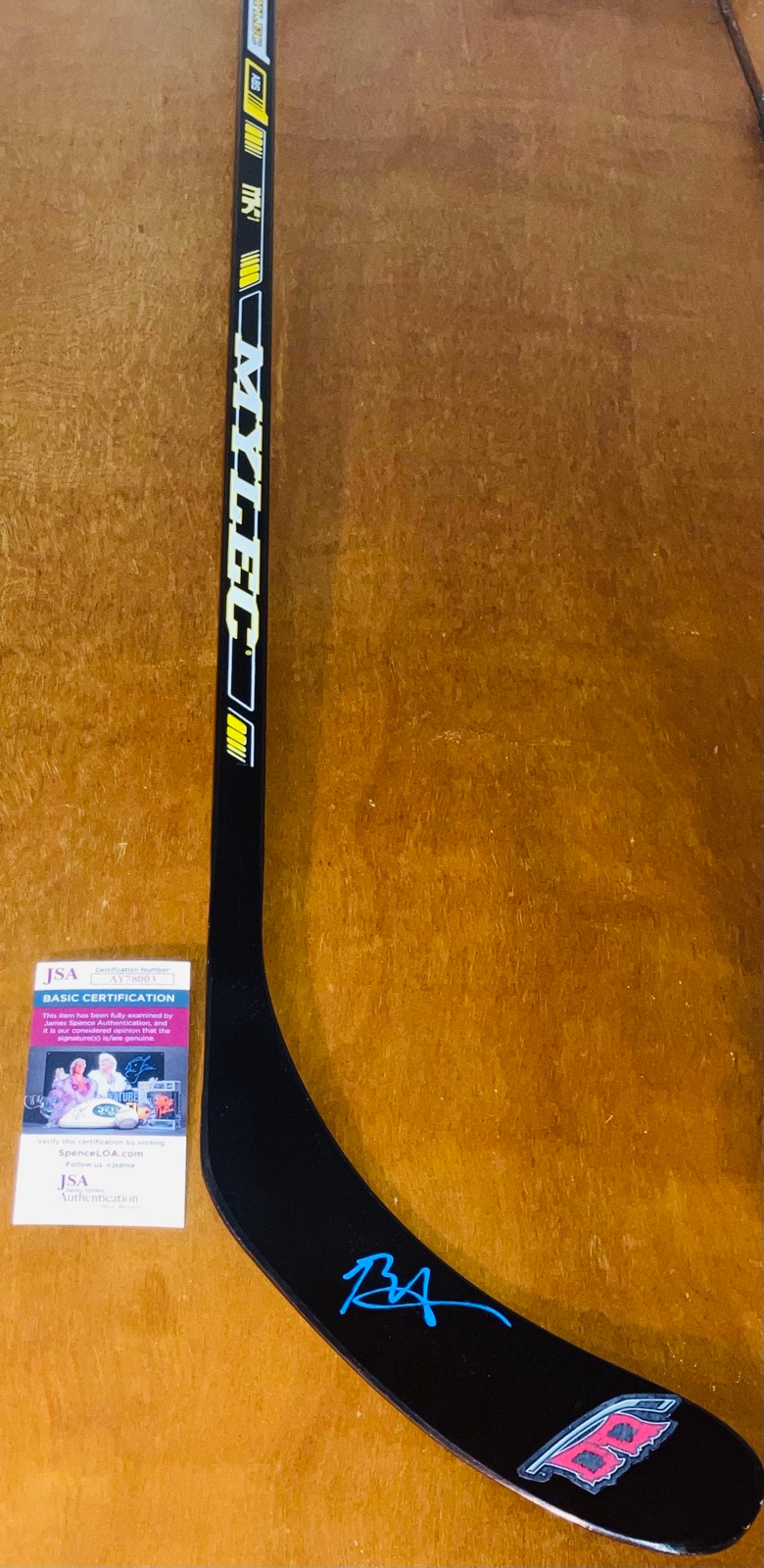 ROD BRIND'AMOUR SIGNED AUTOGRAPHED CAROLINA HURRICANES F/S HOCKEY STICK JSA COA!
