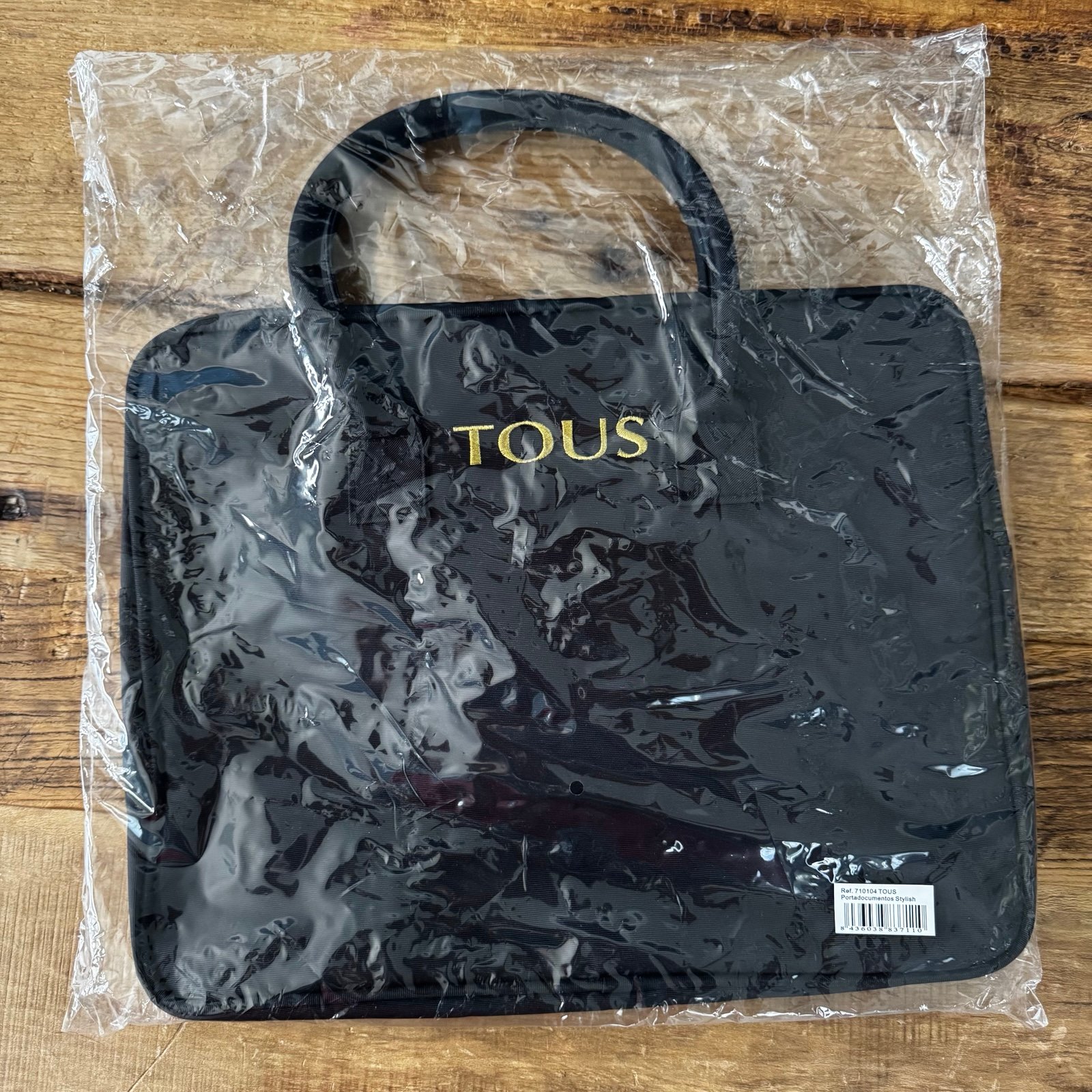 NEW STILL SEALED Tous Black Tote / Laptop Bag ~ NEVER OPENED NEVER USED~GIFTABLE