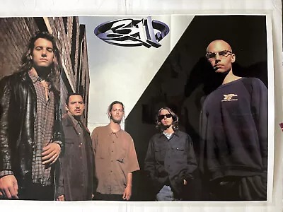 311 & Red 2002 UK Import Band Shot Laminated Poster 22 x 34