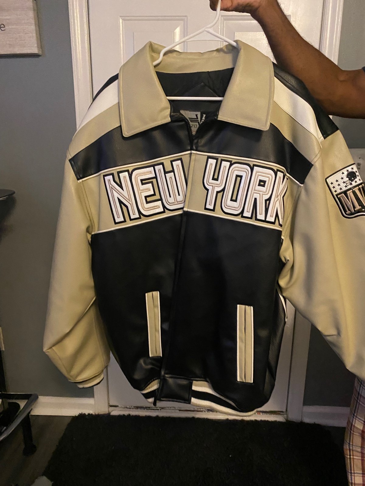 get the latest New York MVP NFL Jacket Men get the latest New York MVP NFL Jacket Men