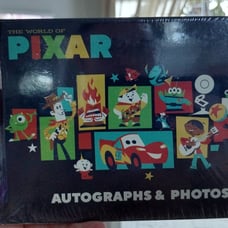 Disney Pixar autograph book and photo holder