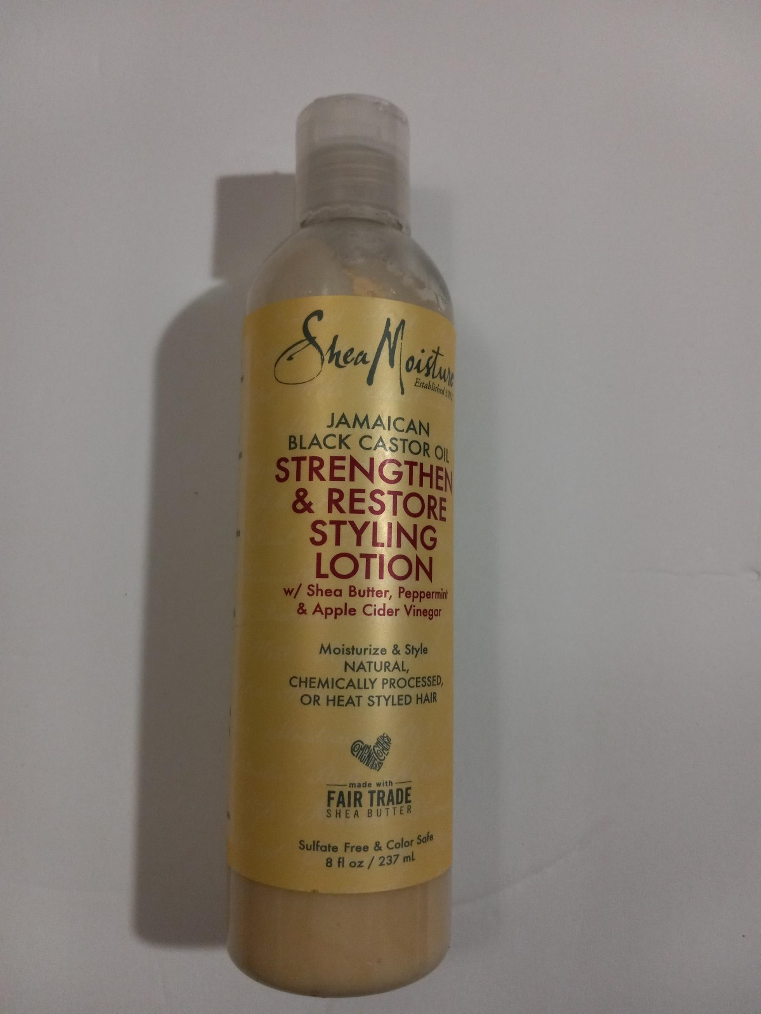 Shea Moisture Jamaican Black Castor Oil Strengthen & Restore styling lotion 8oz