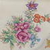 Vintage Made In Japan Floral Fine China Hand Painted Divided Plate Dish w Handle