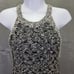 Moth Anthropologie Sweater Tank Womens Sm Debussy Marled Chunky Knit Black White