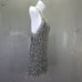 Moth Anthropologie Sweater Tank Womens Sm Debussy Marled Chunky Knit Black White