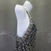 Moth Anthropologie Sweater Tank Womens Sm Debussy Marled Chunky Knit Black White