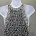 Moth Anthropologie Sweater Tank Womens Sm Debussy Marled Chunky Knit Black White