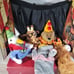 MURDOCK & ROSS HAND PUPPET CIRCUS w/ 5 Animal Puppets Circus Tent & Stage in Box
