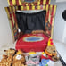 MURDOCK & ROSS HAND PUPPET CIRCUS w/ 5 Animal Puppets Circus Tent & Stage in Box
