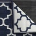 Veranda Blue Trellis Waterproof Plastic Outdoor Area Rug Beverly Rug BRAND NEW