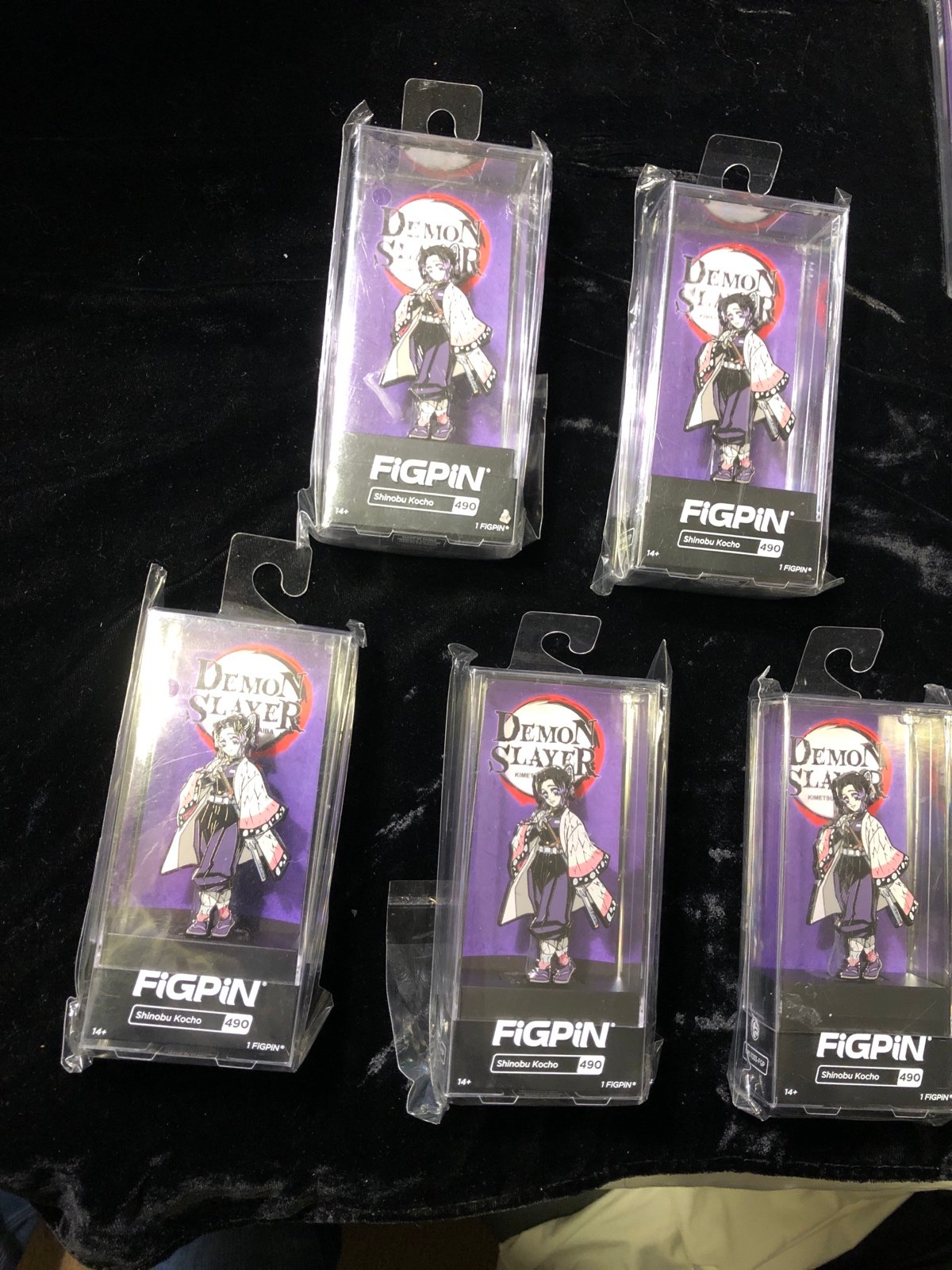 Figpin Shinobu Kocho #490 set of 5 sealed
