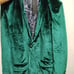 Green velvet Blazer
