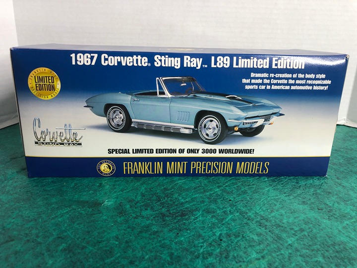 Franklin Mint 1967 Sting Ray L89 Limited Edition 2097/3000