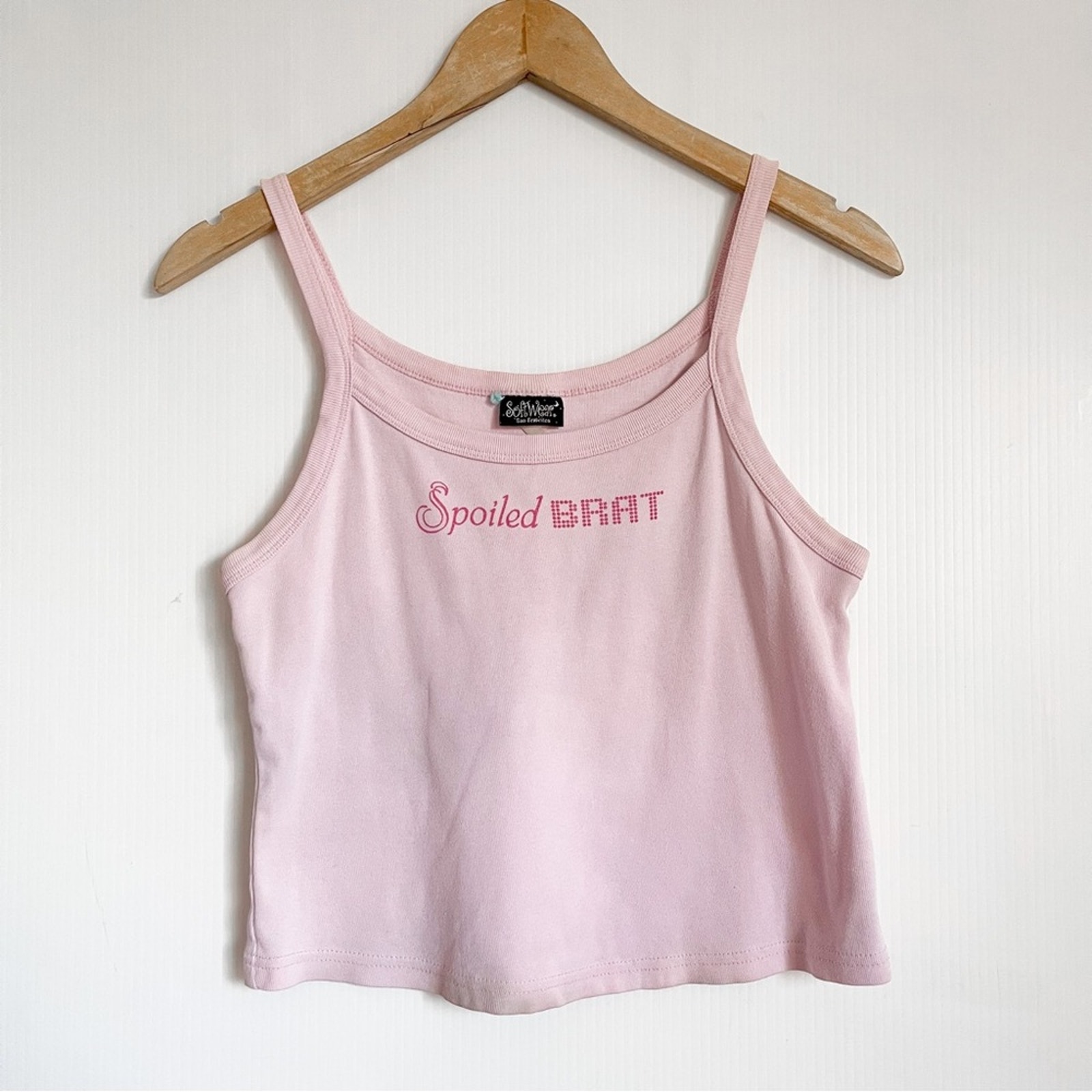Y2K Girly Baby Tee Spoiled Brat Top
