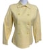 Eileen Fisher Double Breasted Jacket With Pockets Light Yellow Size Petite Small