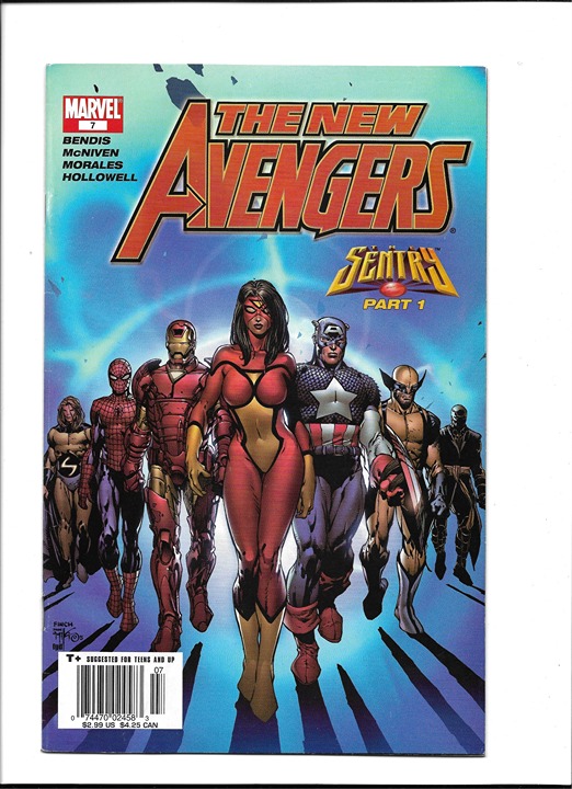 The New Avengers #7 Rare Newstand Edition(2005)