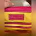 Dooney & Bourke leather zip zip satchel in pink and white lattice