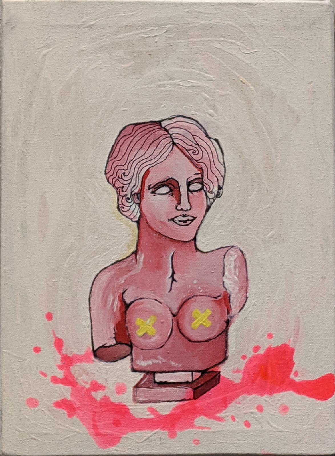 Untitled painting on canvas 12×9 inches