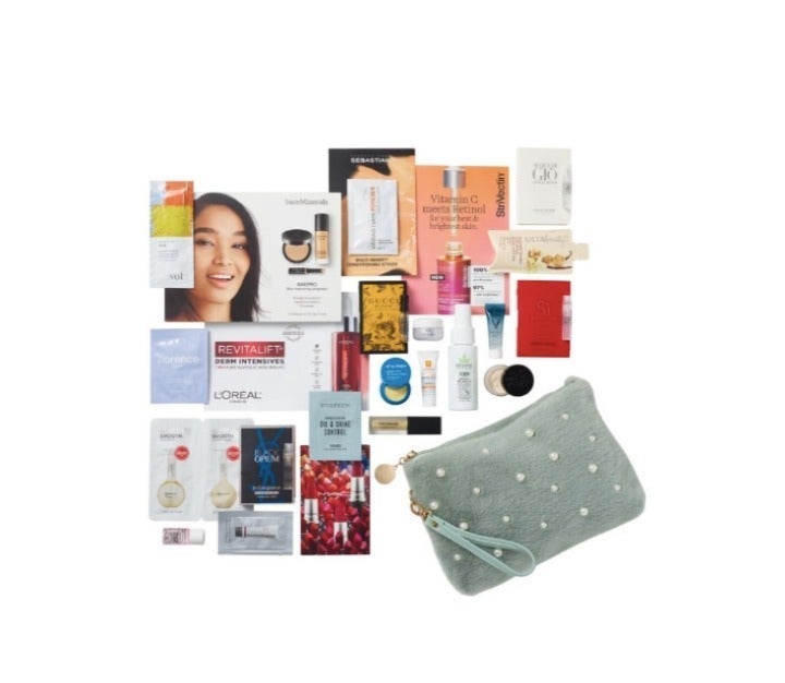 NEW! 23 PC BEAUTY VARIETY SAMPLER BEAUTY BAG COLLECTION SET + GIFT