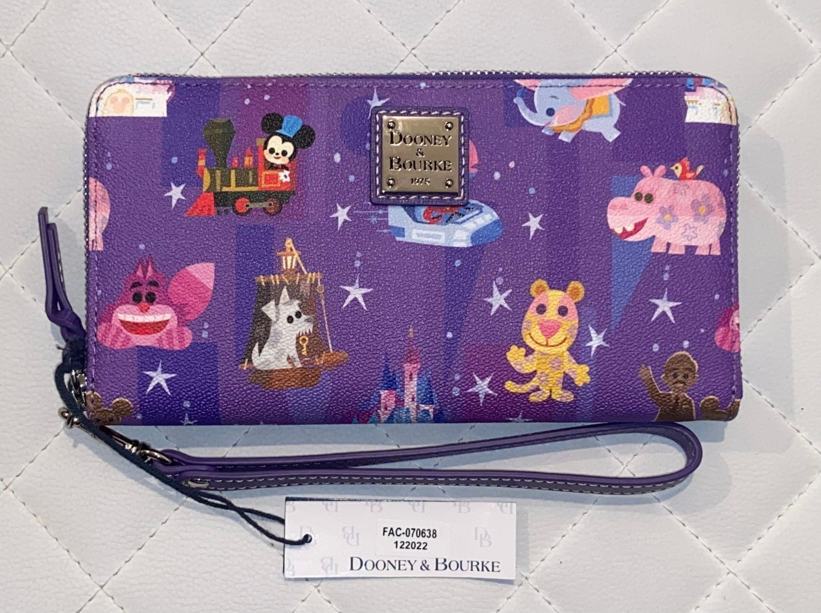 Disney Dooney and Bourke Joey Chou Zip Around Wallet