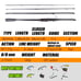 Fishing rod ultra lightweight beginner fishing gear set -ng12