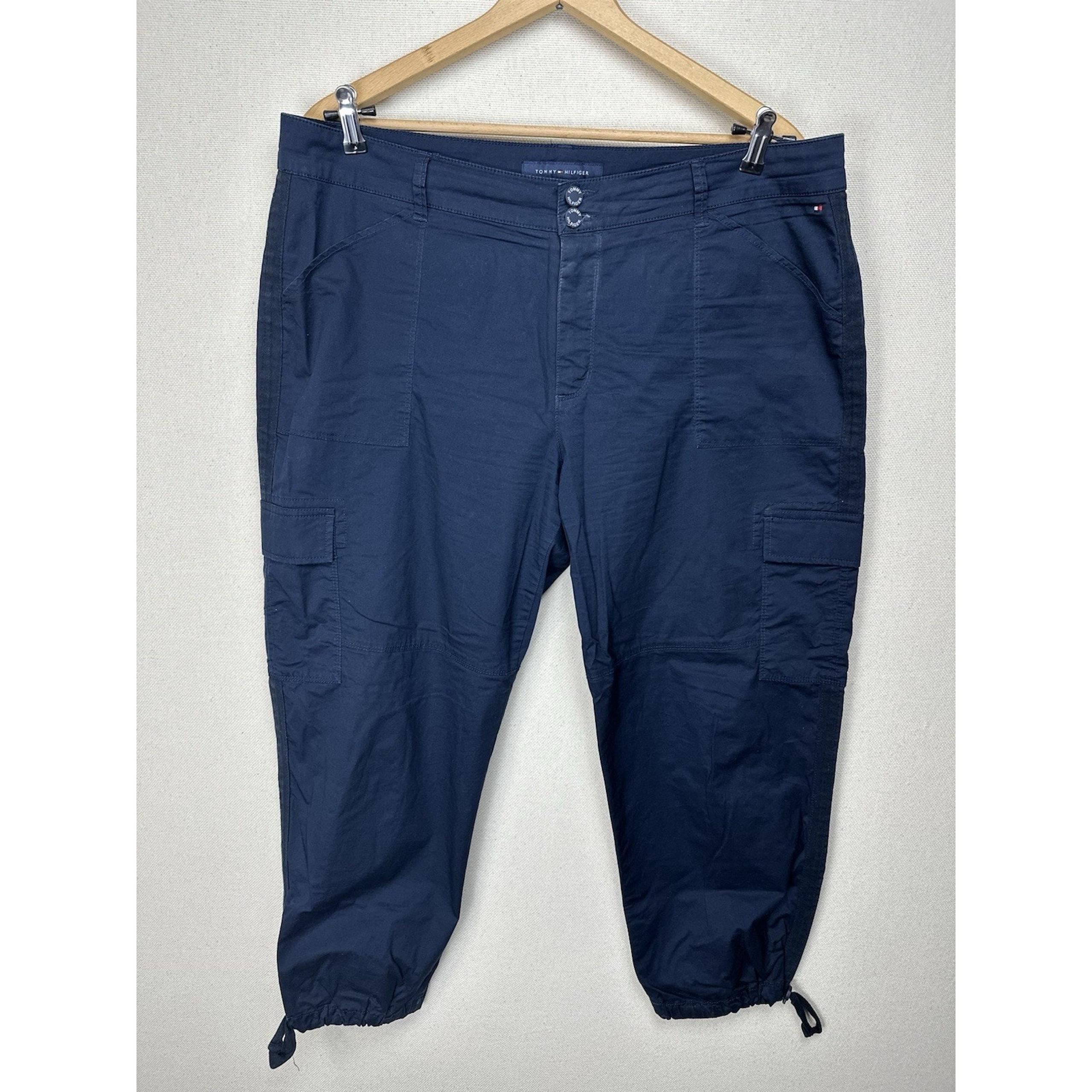 Tommy Hilfiger Size 18 Women’s Chelsea Cargo Pants Ankle Tie Outdoors