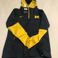 NWT Nike University of Michigan Repel Wolverines Nike On-Field Jacket Sz S