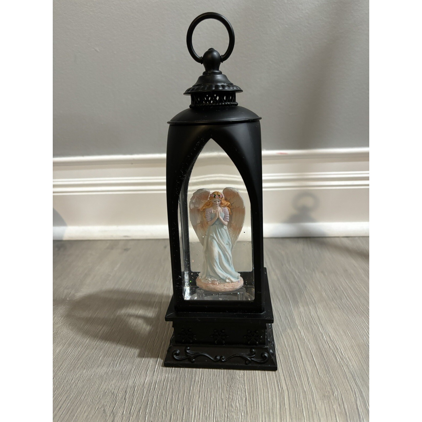 Eldnacele Christmas Snow Angel Globe Lantern w/ Music Lighted Glitter Water