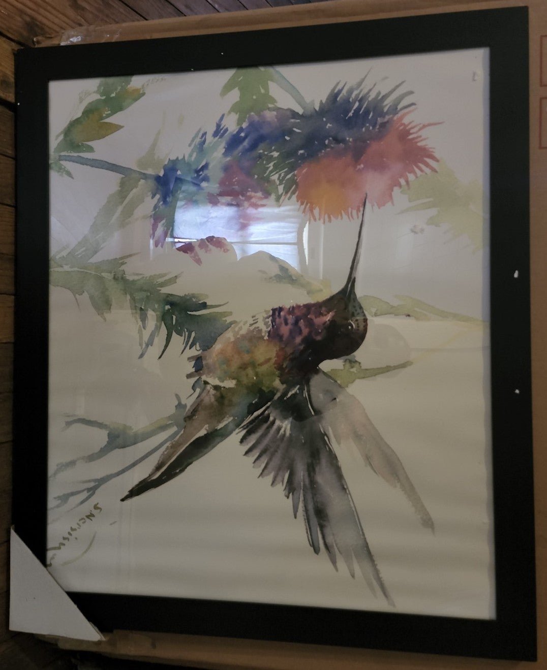 Large Frank Webb copy Painting