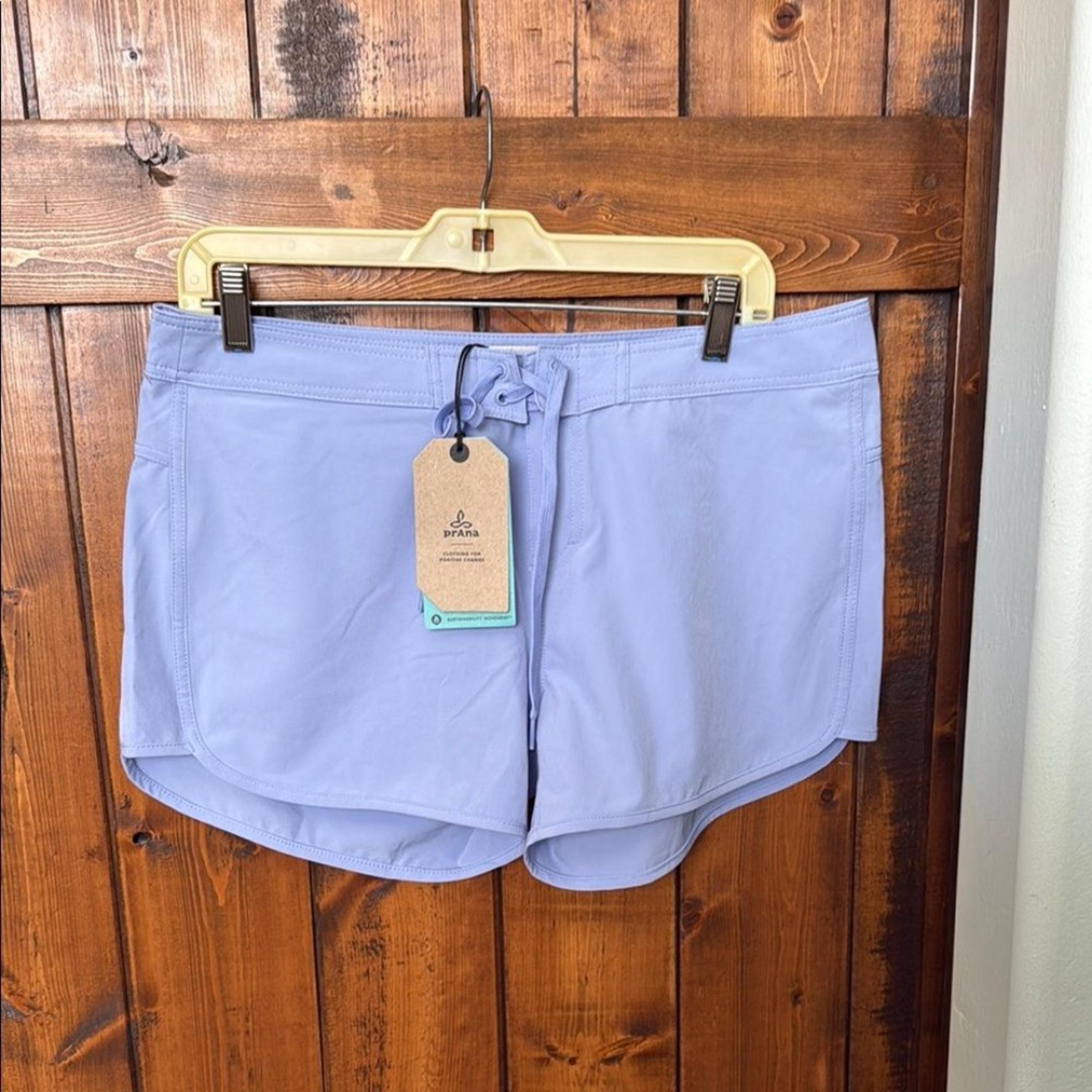 Prana Blue Athletic Shorts Lightweight Design, size M