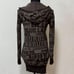 Burberry Blue Label Knit Dress Tunic Brown 38 M