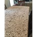 Vintage 1940's Hand Embroidered Tablecloth Floral Pattern 6' 8 x 5' 3 Ivory