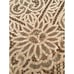 Vintage 1940's Hand Embroidered Tablecloth Floral Pattern 6' 8 x 5' 3 Ivory