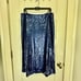 NWT GAP Matching Navy Blue Sequin Tank & Midi Skirt Set - LARGE PETITE