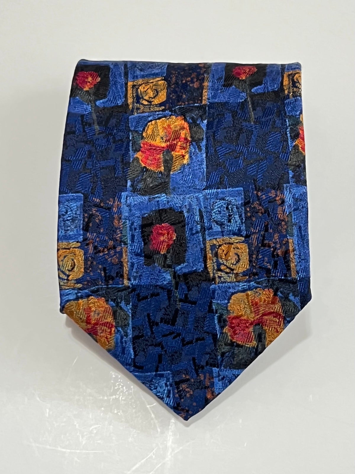 NWOT Vintage Ermenegildo Zegna Disengo Esclusivo Luxury 100% Textured Silk Tie